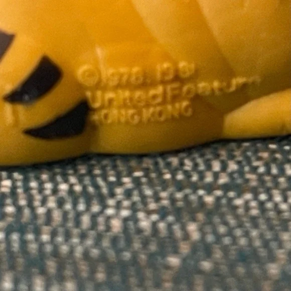 Vintage 1981 Garfield Rubber Eraser/Toy! - Picture 6 of 8